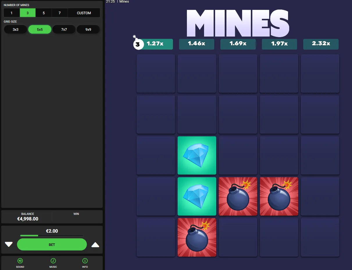 Mines app